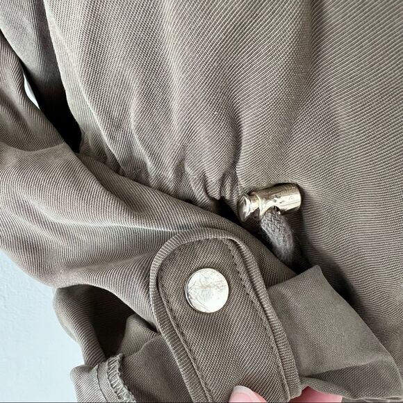 Zara basic Olive green utility jacket coat M - Picture 2 of 7